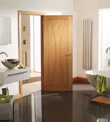 Photo of the bathroom door