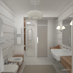 Bathroom in a panel house photo by