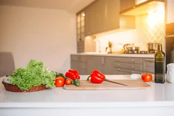 Kitchen interior background