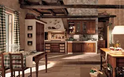 Kitchen interior background