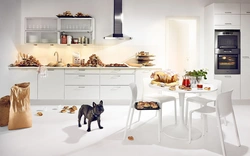 Kitchen interior background