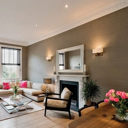 Wall Lamps In The Living Room Interior