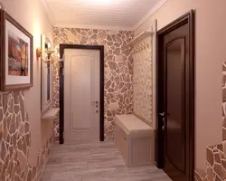 Шпалеры для маленькай пярэднім пакоі і калідора фота ідэі