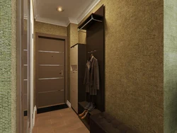 Wallpaper for a small hallway and corridor photo ideas