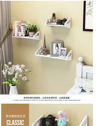 Wall shelves for bedroom design