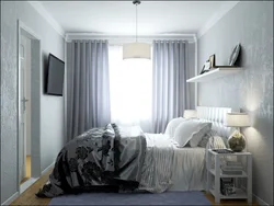 Bedroom wall design in Khrushchev