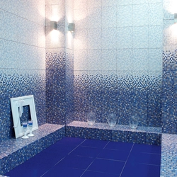 Leila tiles in the bathroom interior photo