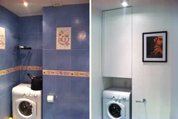 Painting tiles in the bathroom photo