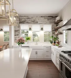 All About The Interior Of A Kitchen In A Country House
