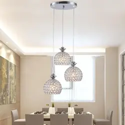 For the kitchen chandeliers photo in a modern style