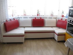 Kitchen sofa design with sleeper