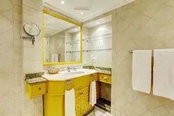 Vanna otağı dizaynı sarı küvet