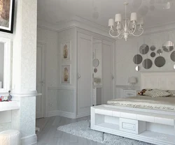 Classic bedroom photo white furniture