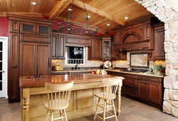Classic Kitchen Wood In The Interior