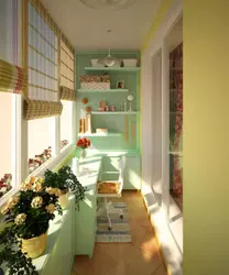 Design of a small balcony in an apartment