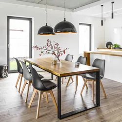 Kitchen photo with table