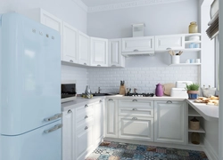 Scandinavian kitchen photo design corner