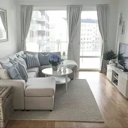 How to furnish a living room interior photo