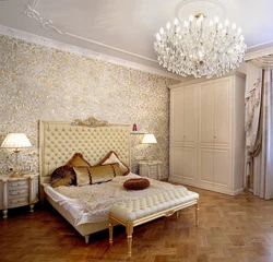 Liquid Wallpaper Photo In The Bedroom Interior