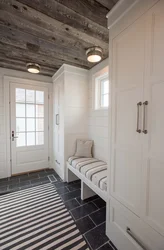 Paneling in the hallway of a house photo