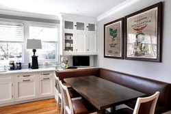 Sofa and chairs for the kitchen in the same style photo