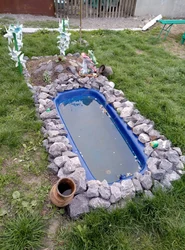 Прудик На Даче Своими Из Ванны Фото