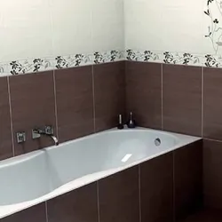 Bathroom design light bottom dark top