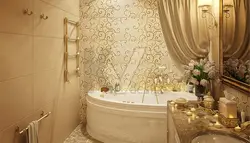 Ванна бөлмесінің алтын дизайны