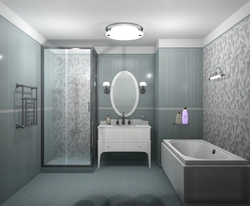 Marazzi плиткаларының ванна дизайнының фотосуреті