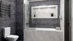 Интерьер ванна плитка 60х60