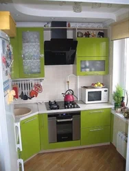 Кухня для маленькай кухні хрушчоўкі 5м фота