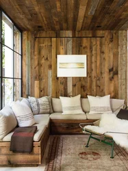 Wood Walls In Apartment Photo