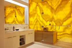 Onyx Tiles In The Bathroom Interior Photo