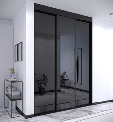 Compartment door in the hallway design