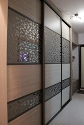 Compartment door in the hallway design