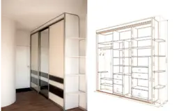 Compartment Door In The Hallway Design