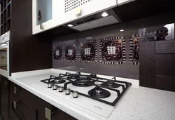 Фото газовая панельна кухне