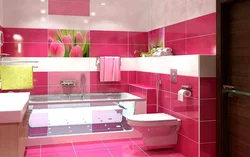 Bathroom design tile colors