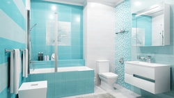 Bathroom design tile colors