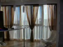 Тюль на балконе в квартире фото