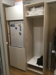 Hallway Design With Refrigerator In Khrushchev