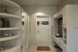Hallway design with refrigerator in Khrushchev