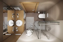 Bath in studio design photo