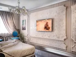 Фото лепнины в дизайне гостиных