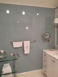Painting bathroom walls instead of tiles photo