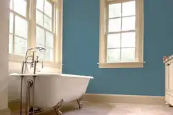 Painting bathroom walls instead of tiles photo