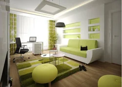 My green living room photo of living room