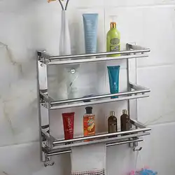 Şampunlar üçün vanna otağı rəfləri dizaynı