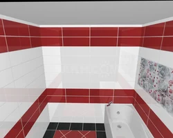 How to lay tiles in a bathtub design