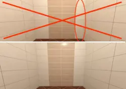 How to lay tiles in a bathtub design